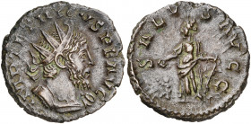 (273-274 d.C.). Tétrico I. Antoniniano. (Spink 11247 var) (Co. 153) (RIC. 127). 3,35 g. MBC+.
