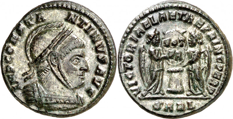 (319-320 d.C). Constantino I. Arelate. AE18. (Spink 16299) (Co. 636) (RIC. 191)....