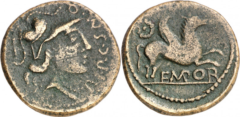 Emporiae (Sant Martí d'Empúries). As. (FAB. 1268) (ACIP. 1074). 10,92 g. MBC.