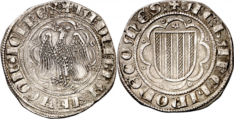 Jaume II (1291-1327). Sicília. Pirral. (Cru.V.S. 353) (Cru.C.G. 2171) (MIR. 179)...