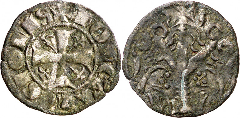 Sancho IV (1284-1295). Salamanca. Dinero. (Imperatrix 54:2.4) (AB. 212, como Fer...