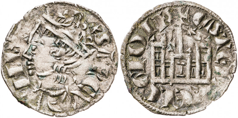 Sancho IV (1284-1295). León. Cornado. (AB. 299.1). Escasa. 0,68 g. MBC+.