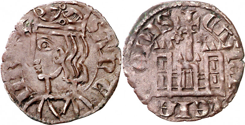 Sancho IV (1284-1295). Sin marca de ceca. Cornado. (AB. 306). Escasa. 0,84 g. MB...