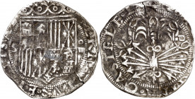 Reyes Católicos. Sevilla. . 4 reales. (AC. 564). Oxidaciones. 13,39 g. BC+.