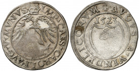 1523. Carlos I. Augsburgo. 1 batzen. (Kr. MB32) (Schulten 62). Acuñación floja. Escasa. 3,86 g. (MBC).