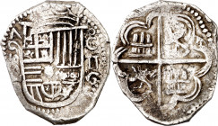 1597. Felipe II. Granada. C. 2 reales. (AC. 327). 6,83 g. MBC.