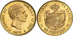 1876*1962. Franco. DEM. 25 pesetas. (AC. 176). 8,07 g. S/C-.