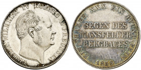 Alemania. Prusia. 1858. Federico Guillermo IV. A (Berlín). 1 taler. (Kr. 472). AG. 18,49 g. EBC-.