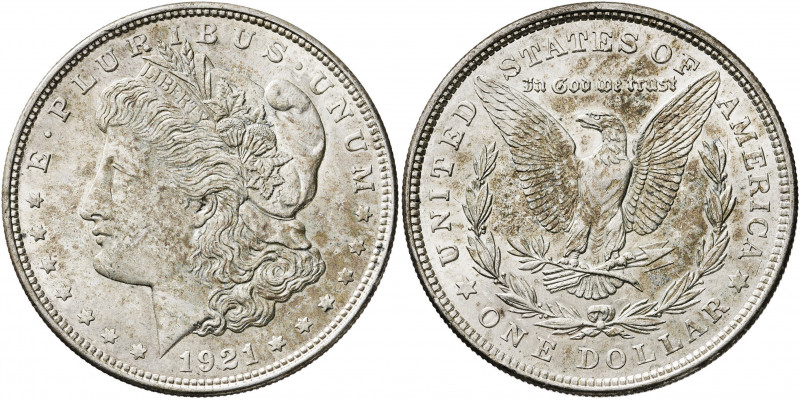 Estados Unidos. 1921. Filadelfia. 1 dólar. (Kr. 110). Manchitas. AG. 26,75 g. EB...