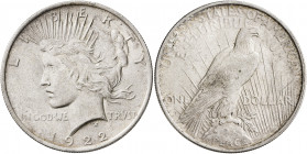 Estados Unidos. 1922. Filadelfia. 1 dólar. (Kr. 150). AG. 26,71 g. EBC.