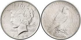 Estados Unidos. 1922. Filadelfia. 1 dólar. (Kr. 150). AG. 26,71 g. EBC+.