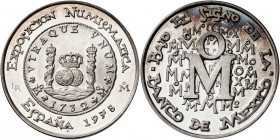 1978. Exposición Numismática. Banco de México, bajo el signo de la . Plata. 34,51 g. Ø40 mm. Proof.