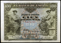 1906. 100 pesetas. (Ed. B97) (Ed. 313). 30 de junio. Sin serie. MBC.