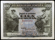 1906. 100 pesetas. (Ed. B97a) (Ed. 313a). 30 de junio. Serie A. MBC-.