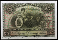 1907. 25 pesetas. (Ed. B102) (Ed.318). 15 de julio. MBC+.