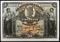 1907. 50 pesetas. (Ed. B103) (Ed.319). 15 de julio. MBC.