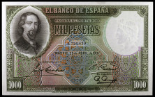 1931. 1000 pesetas. (Ed. C13) (Ed. 362). 25 de abril, Zorrilla. S/C-.