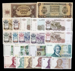 Croacia. Lote de 22 billetes de distintos valores y fechas. S/C-/S/C.