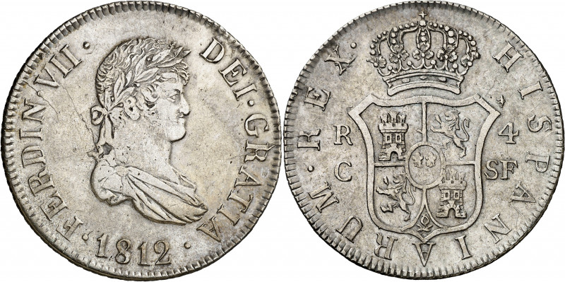 1812. Fernando VII. Catalunya (Mallorca). SF. 4 reales. (AC. 1034). Primer año d...