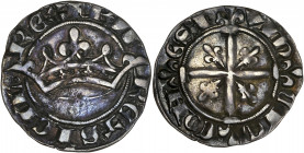 Provence, Comté de Provence, Robert d'Anjou - Sol coronat ou quaternial 

Argent - 2,14 grs - 23,5 mm
Bd.833
TTB