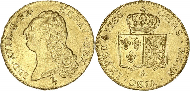 Louis XVI - Double Louis d'or à la tête nue 1786 A (Paris) 

Or - 15,41 grs - 29...