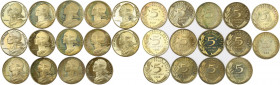 Série de 14 monnaies 5 centimes Marianne de 1991 à 2001 en frappe Belle Epreuve 

Bronze-aluminium
2,00 grs - 17 mm - G.175a
SPL

Avec la 1996, 1997, ...