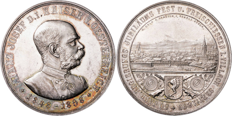SHOOTING MEDALS AUSTRIA-HUNGARY&nbsp;
Ag medaile Jubilejní zemská střelba Vilac...