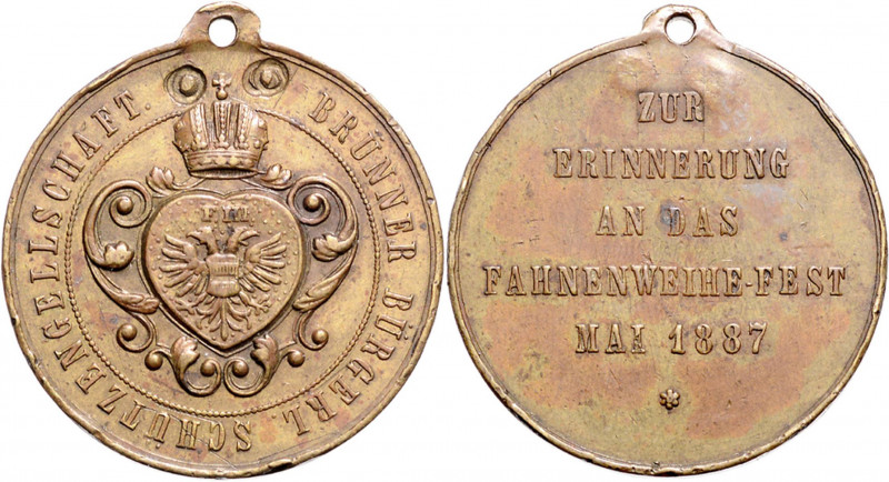 BRNO (BRÜNN)&nbsp;
AE medaile Měšťanská střelecká společnost Brno (Brünn), svěc...