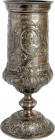 BRNO (BRÜNN)&nbsp;
Stříbrný střelecký pohár VIII. Moravská zemská střelba Brno, 1901, 196g, jediný kus na trhu!. 230 mm, Ag 800/1000, Silberwaren-Fab...