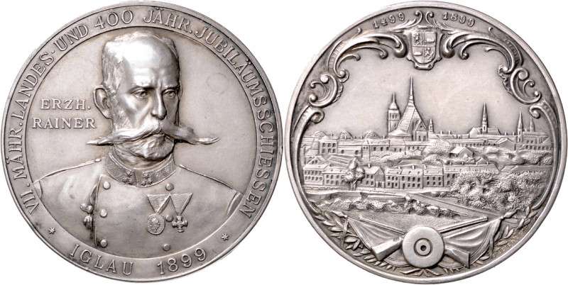 JIHLAVA (IGLAU)&nbsp;
Ag medaile VII. Moravská zemská a jubilejní (400 let) stř...