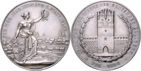 JIHLAVA (IGLAU)&nbsp;
Ag medaile 1100. výročí založení města Jihlava (Iglau), předávaná při střelecké slavnosti, 1899, 27,7g, 40 mm, Ag 900/1000, Sch...