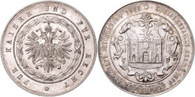 LIBEREC (REICHENBERG)&nbsp;
Ag medaile C. k. Privilegovaná střelecká společnost Liberec (Reichenberg) s číslem 1 (na hraně), 1887, 30,88g, pouze 2 ks...