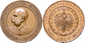 LITOMĚŘICE (LEITMERITZ), MOHELNICE (MÜGLITZ)&nbsp;
AE medaile Střelba střeleckého spolku důstojníků Litoměřice (Leitmeritz), 1910, 32,63g, pouze 4 ks...