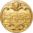 OSTRAVA (MÄHRISCH OSTRAU)&nbsp;
AE medaile (jednostranná) k 50. výročí založení střeleckého spolku Ostrava (Mährisch Ostrau), 1902, 23,98g, jediný ku...