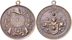 VARNSDORF (WARNSDORF)&nbsp;
AE medaile 100. výročí založení C. k. Privilegované měšťanské střelecké společnosti Varnsdorf (Warnsdorf), 1896, 15,65g, ...