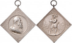 SHOOTING MEDAL KLIPPES AND HUNTING MEDALS&nbsp;
Ag klipa Privilegovaná střelecká společnost Fürth, 1909, 34,36g, dobové ouško, 40 x 40 mm, Ag 990/100...