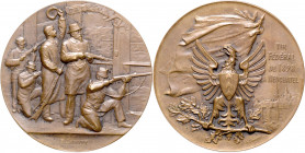 SWISS SHOOTING MEDALS&nbsp;
AE medaile slavnostní střelba Neuchatel, 1898, 49,54g, 45 mm, bronz, Landry&nbsp;

EF | EF