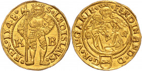 FERDINAND I (1526 - 1564)&nbsp;
1 Ducat, 1548, 3,51g, KB. Husz 895&nbsp;

about UNC | about UNC , konec střížku | planchet edge