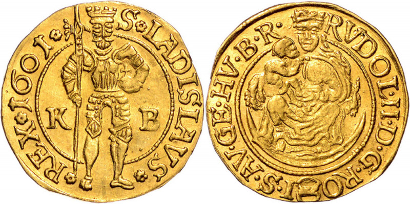RUDOLF II (1576 - 1612)&nbsp;
1 Ducat, 1601, 3,3g, KB. Husz 1002&nbsp;

EF | ...