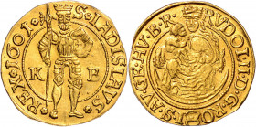 RUDOLF II (1576 - 1612)&nbsp;
1 Ducat, 1601, 3,3g, KB. Husz 1002&nbsp;

EF | EF