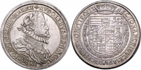 RUDOLF II (1576 - 1612)&nbsp;
1 Thaler, 1605, 28,59g, Hall. Dav 3005&nbsp;

about EF | about EF