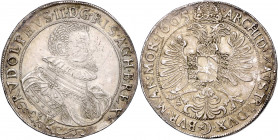 RUDOLF II (1576 - 1612)&nbsp;
1 Thaler, 1605, 29,1g, Jáchymov. Hal 395&nbsp;

EF | EF