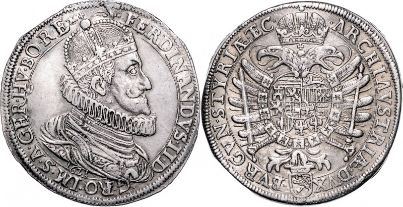 FERDINAND II (1617 - 1637)&nbsp;
1 Thaler, 1621, 29,04g, Graz. Dav 3100&nbsp;
...