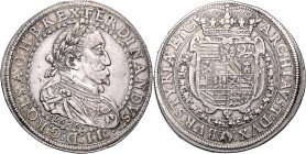 FERDINAND II (1617 - 1637)&nbsp;
1 Thaler, 1626, 28,82g, Graz. Dav 3108&nbsp;

about EF | about EF , konec střížku | planchet edge