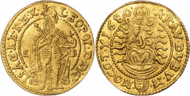 LEOPOLD I (1657 - 1705)&nbsp;
1 Ducat, 1680, 3,46g, KB. Husz 1321&nbsp;

EF | EF