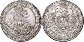 LEOPOLD I (1657 - 1705)&nbsp;
1 Thaler, 1699, 28,48g, KB. Husz 1374&nbsp;

EF | EF