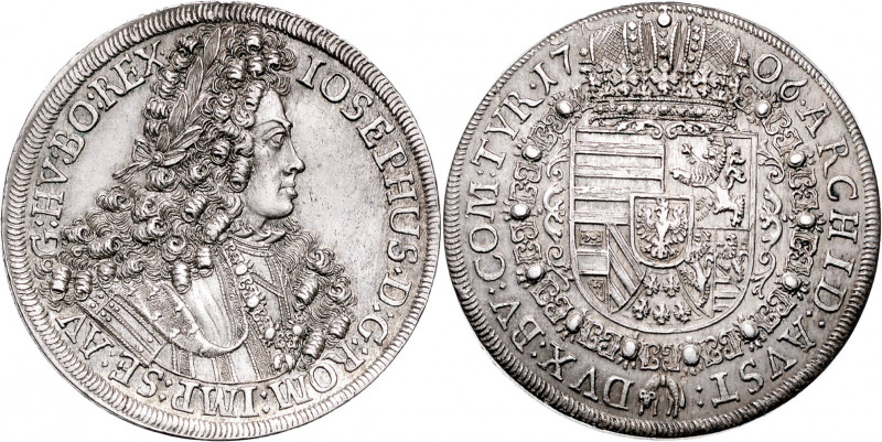 JOSEPH I (1705 - 1711)&nbsp;
1 Thaler, 1706, 29g, Hall. Her 120&nbsp;

about ...