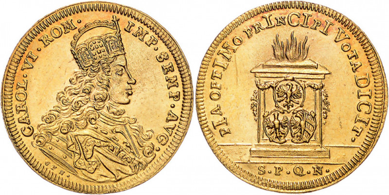 CHARLES VI (1711 - 1740)&nbsp;
1 Ducat Charles VI, 1712, 3,48g, Fr 1900&nbsp;
...