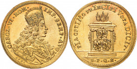 CHARLES VI (1711 - 1740)&nbsp;
1 Ducat Charles VI, 1712, 3,48g, Fr 1900&nbsp;

EF | UNC