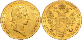 FRANCIS II / I (1792 - 1806 - 1835)&nbsp;
1 Ducat, 1830, 3,48g, B. Früh 104&nbsp;

about UNC | about UNC
